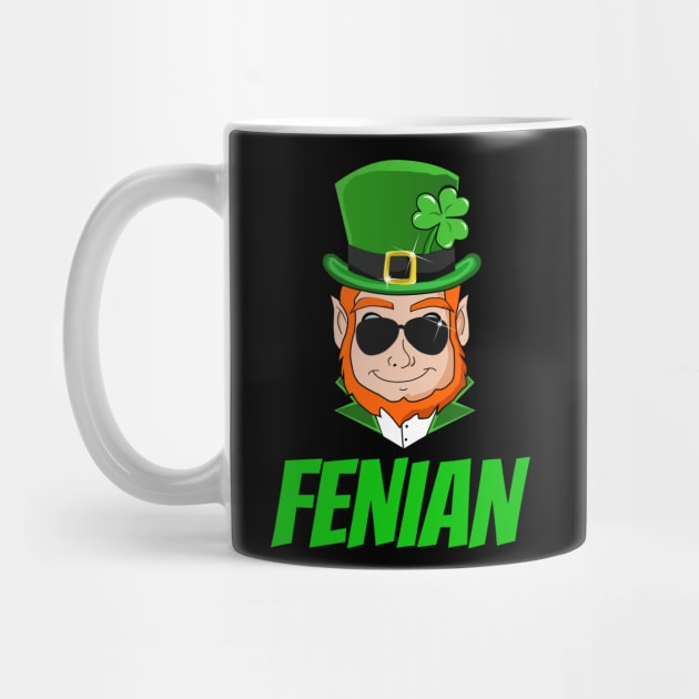 Funny Saint Patricks Day Fenian Leprechaun by BansheeApps